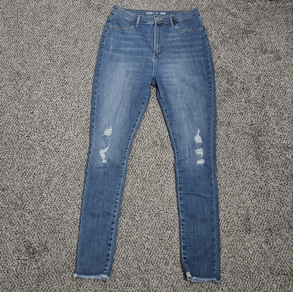Old Navy Extra High Rockstar Jeggings - Size Girl's 20 Plus = Womens 12